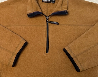 Vintage 1990s 90s Patagonia Synchilla Deep Pile Half Zip Fleece Pullover, S M