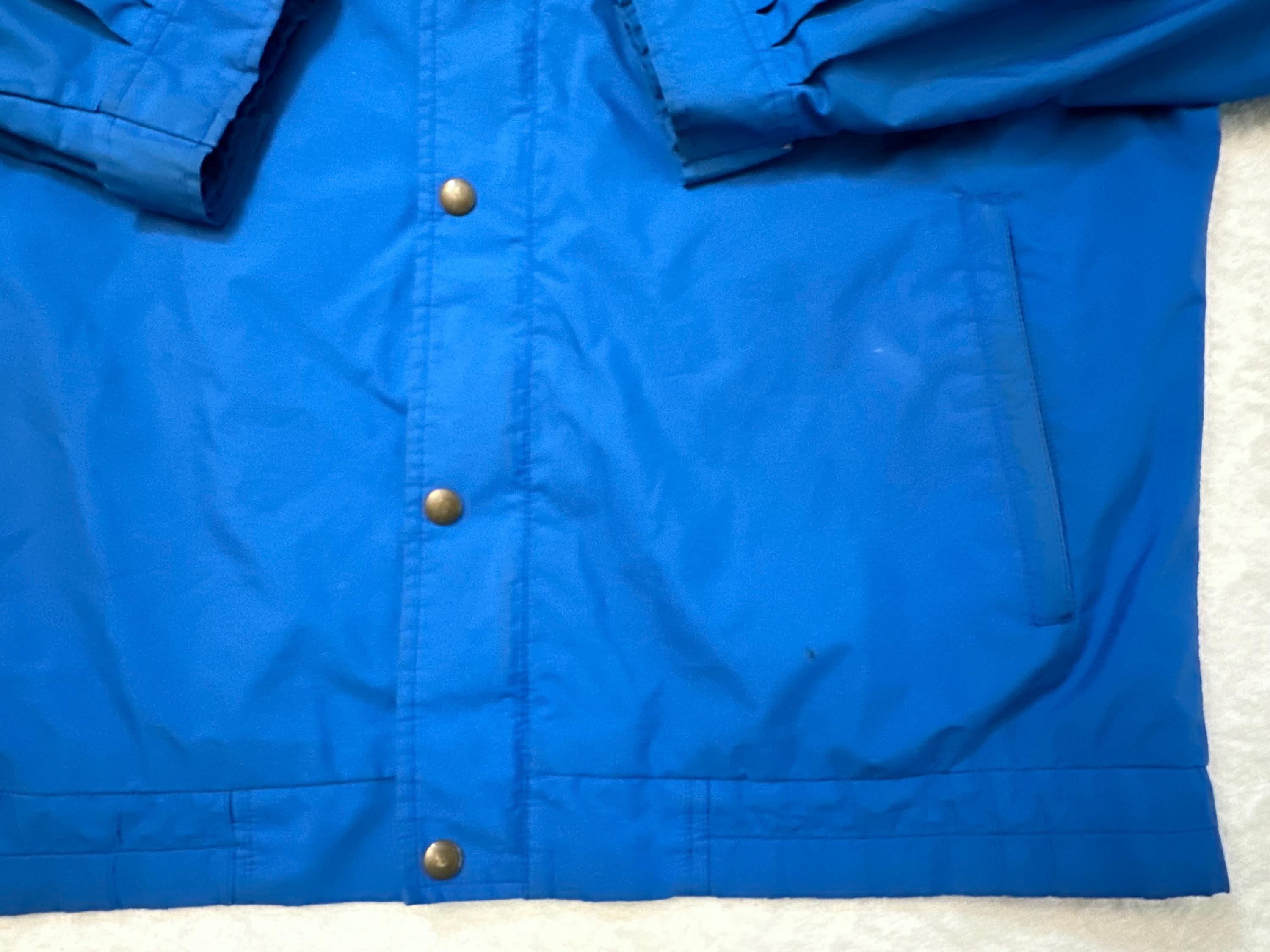 Vintage 1980s 80s North Face Windy Pass Gore-tex Shell Zip up Coat 