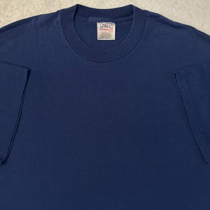 Vintage 1990s 90s Oneita Power 50 Plus Blank Basic Single Stitch T-Shirt XXL NEW