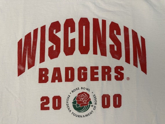 Vintage 2000s Y2K Wisconsin Badgers Football Rose… - image 5