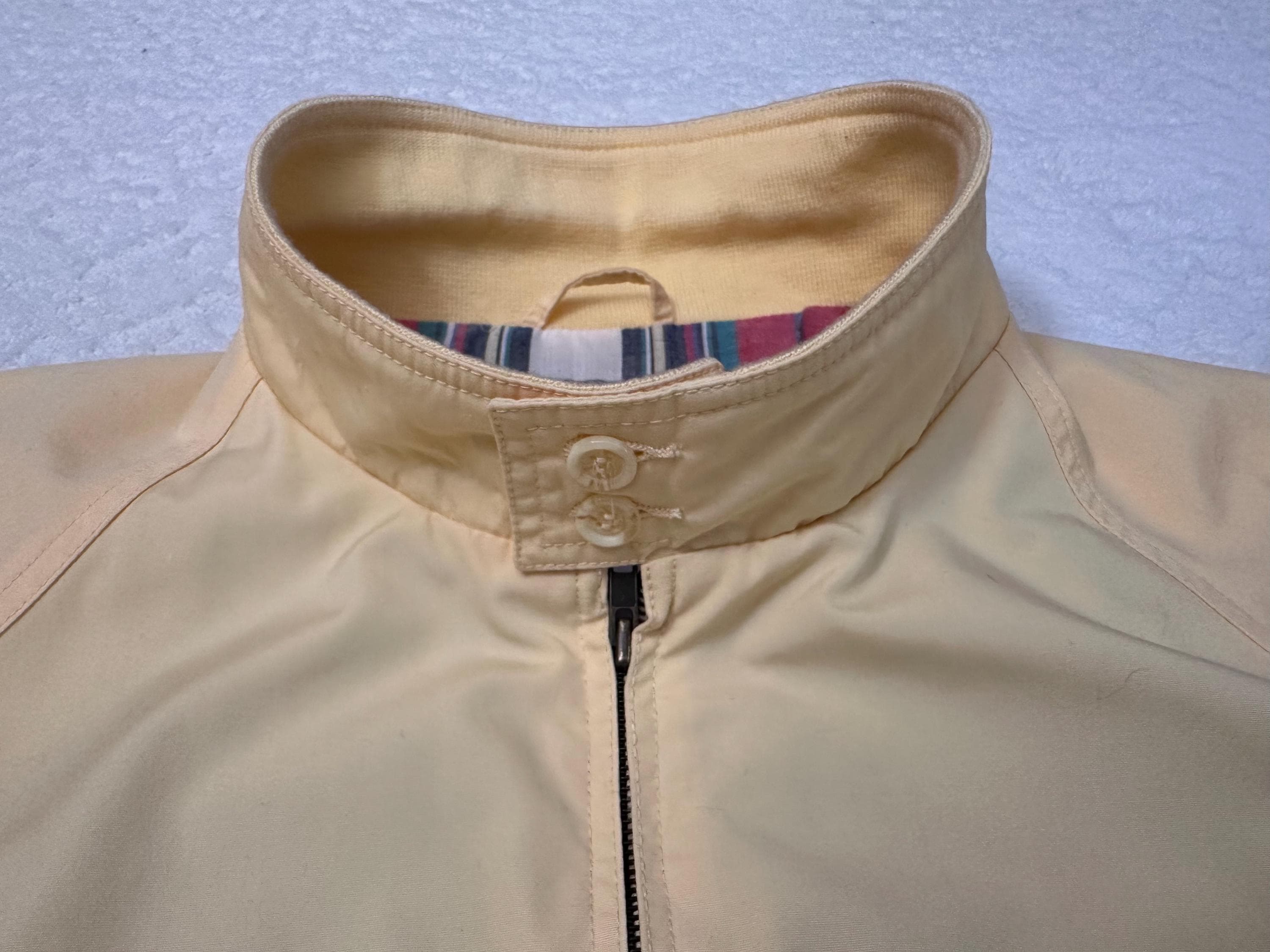 Vintage 1980s Eddie Bauer Plaid Lined Full Zip Harrington Jacket