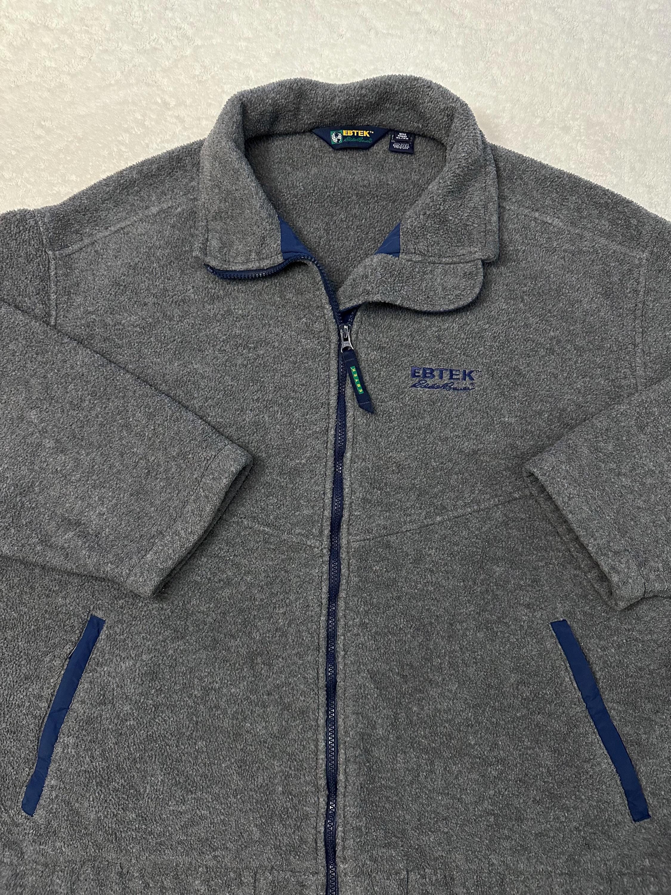 Vintage 1990s Eddie Bauer Ebtek Polartec Made in USA Zip up Fleece