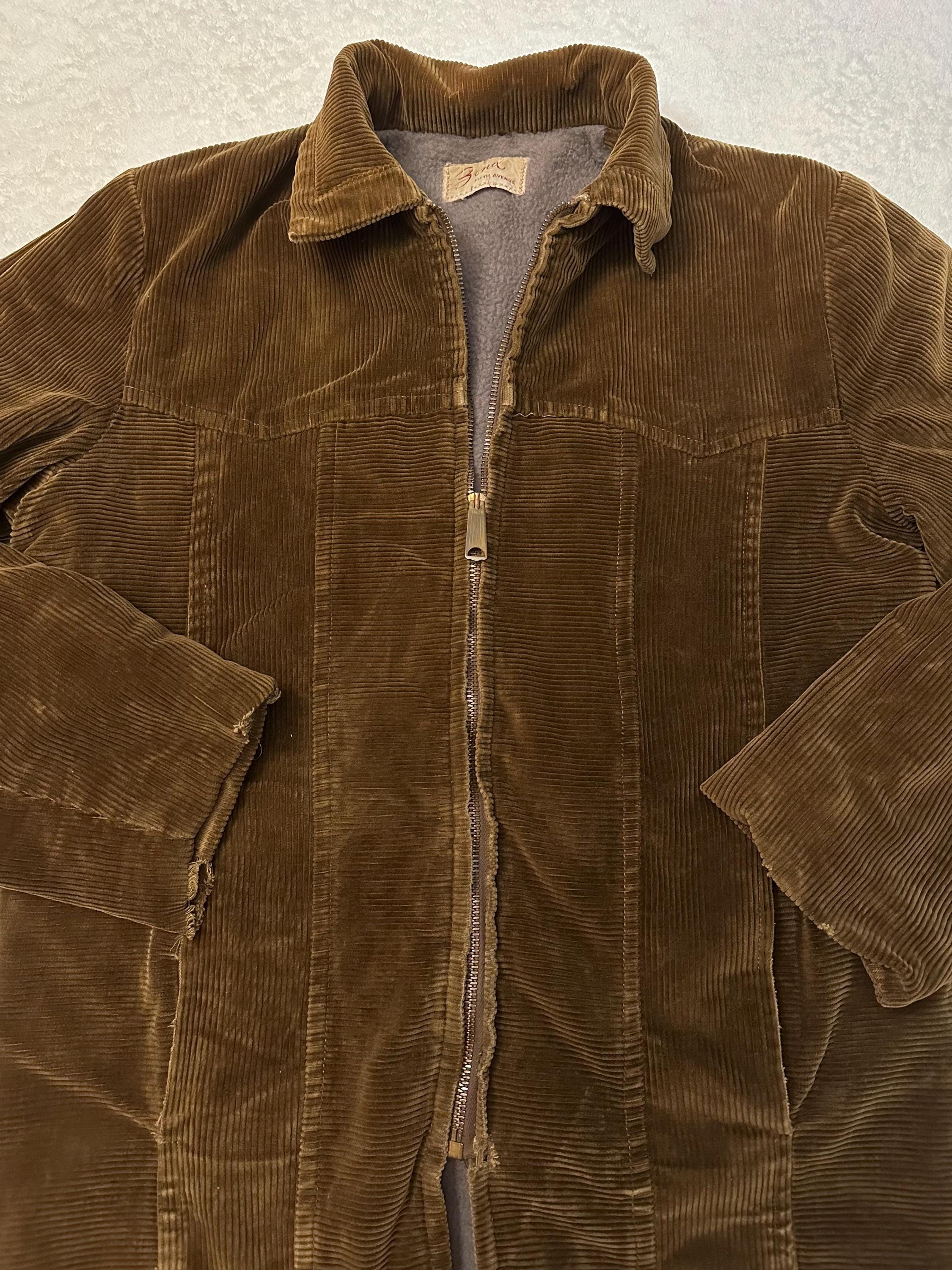 ジャケット・アウター 50s corduroy stadium jacket 50s Corduroy Jacket - Etsy