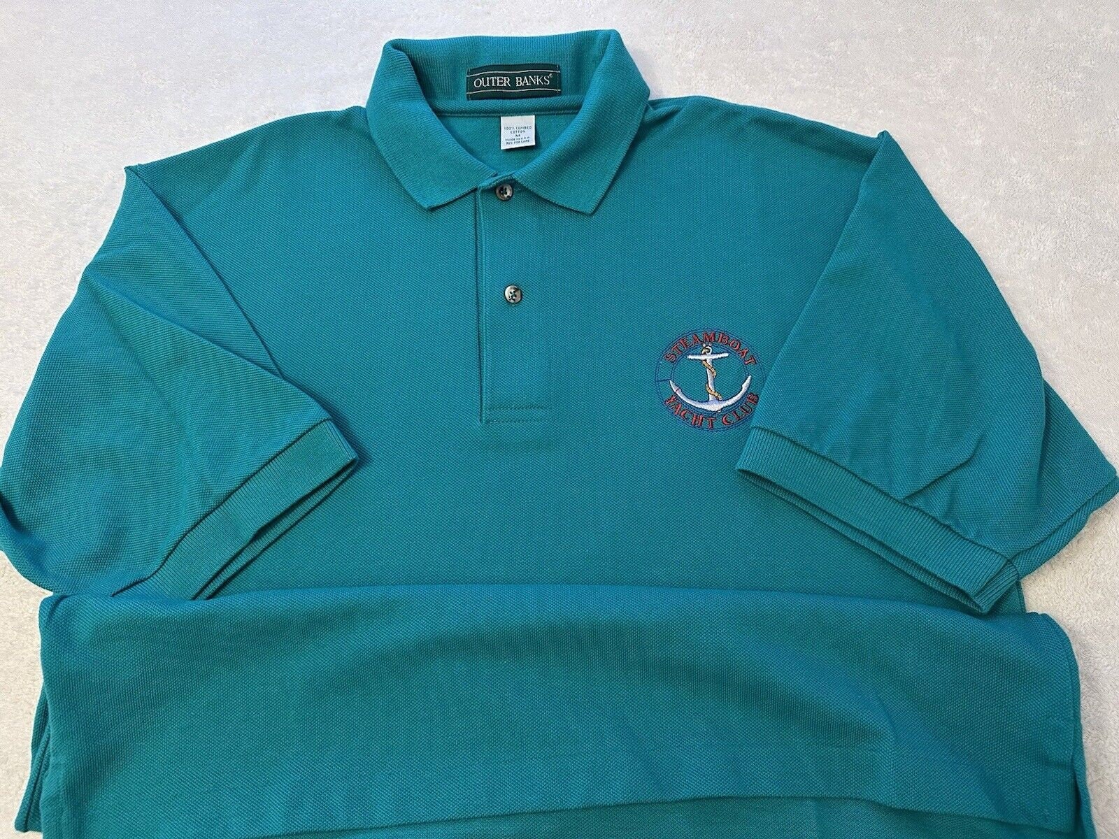 80s 90s URBAN CLUB YACHT KNIT POLO SHIRT