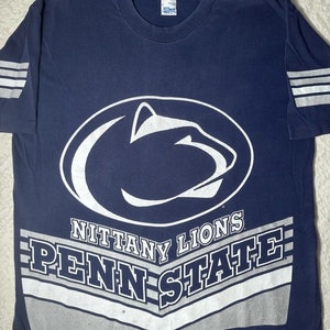 Vintage 1990s 90s Penn State University Nittany Lions All Over Print T-Shirt XL