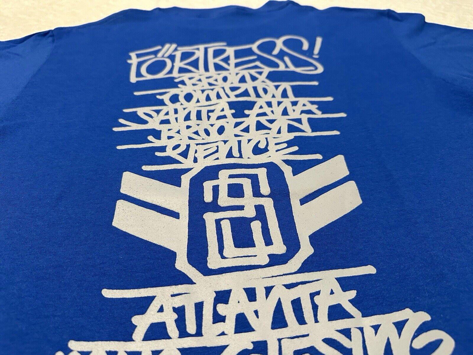 Vintage 2000s Y2K Stussy Haze World Tour Cities Streetwear Art T