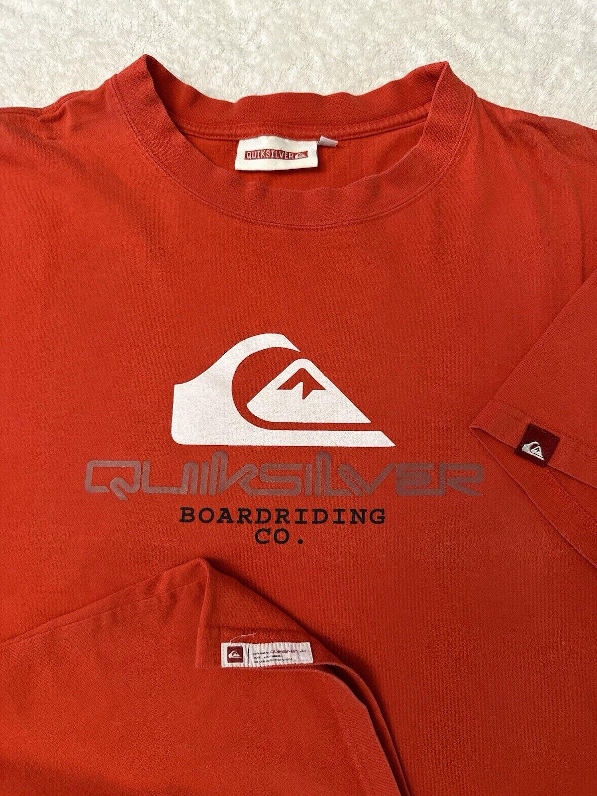 Vintage 2000s Y2K Quiksilver Boardriding Co. Logo Surf