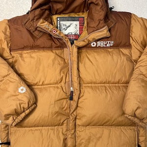 90's SOUTH POLEダウンジャケット Vintage 1990s SOUTHPOLE down&feather filling puffer jacket L