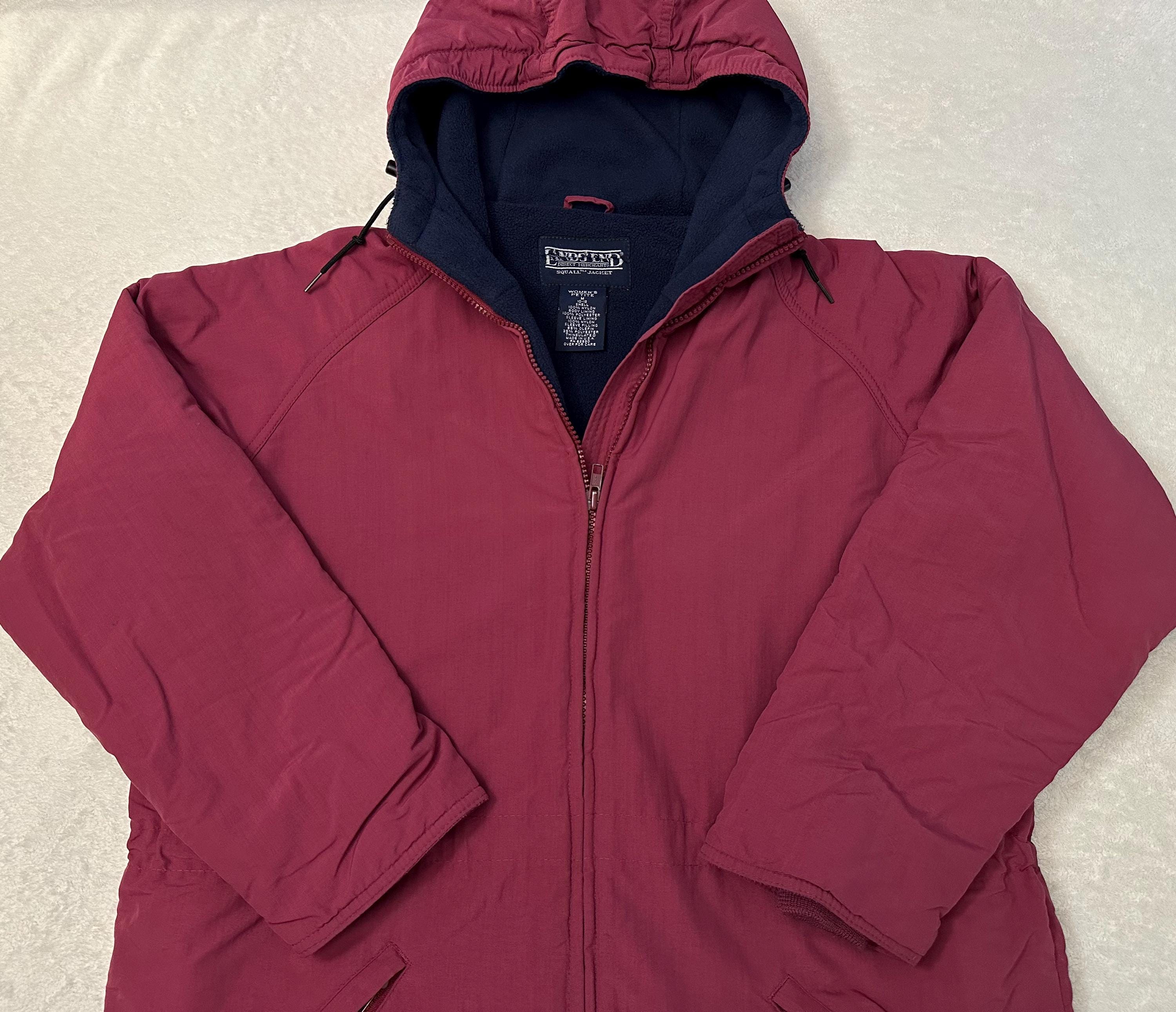Vintage 1980s 1990s Land's End Made in USA Polartec Long Squall