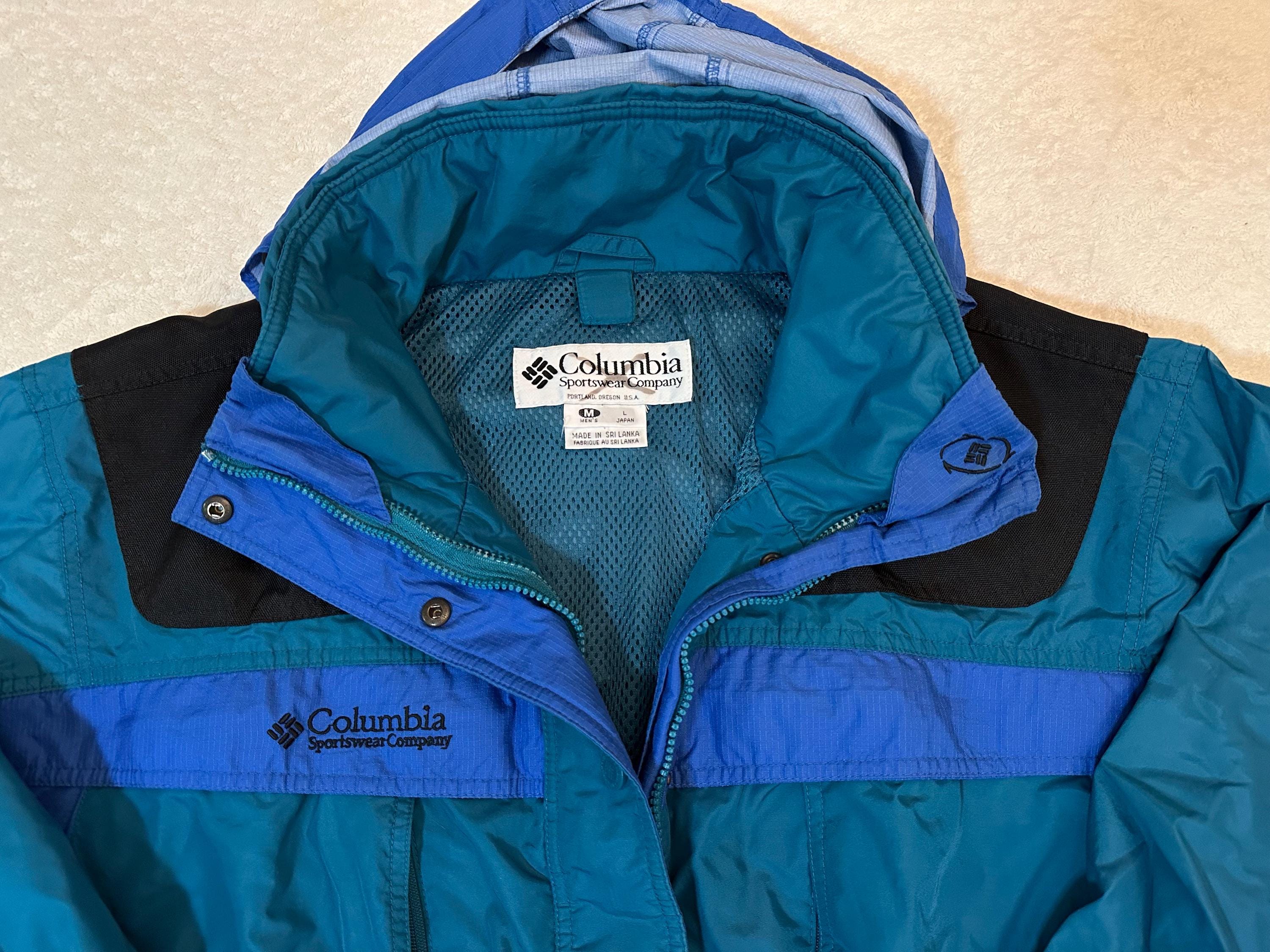 Vintage 1990s 90s 2000s Y2K Columbia Ski Snowboard Tech Parka