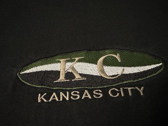 Vintage 1990s 90s Kansas City Missouri Embroidere… - image 6