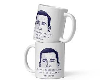 The Office - Michael Scott - Not Superstitious mug