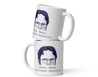 The Office - Dwight Schrute - Bears Beets Battlestar Galactica mug