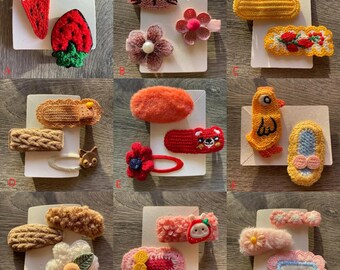 Children's Hair Clip Set / Birthday Gift / Handmade Children's Hair Clip
