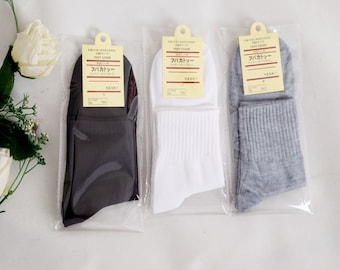 5 pairs  Cotton high-waisted Socks, unisex, breathable, soft, and odor-resistant cotton socks