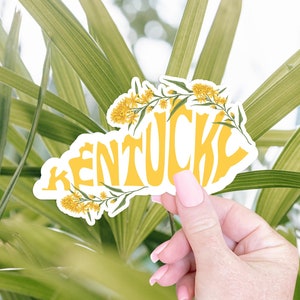 Goldenrod Kentucky State Flower Aufkleber Kentucky Aufkleber Wasserflasche Aufkleber Auto Aufkleber