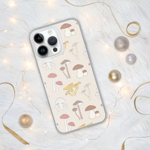 Mushroom Cottagecore iPhone Case, Gifts for Her, Cottagecore Phone Case, Mushroom Phone Case