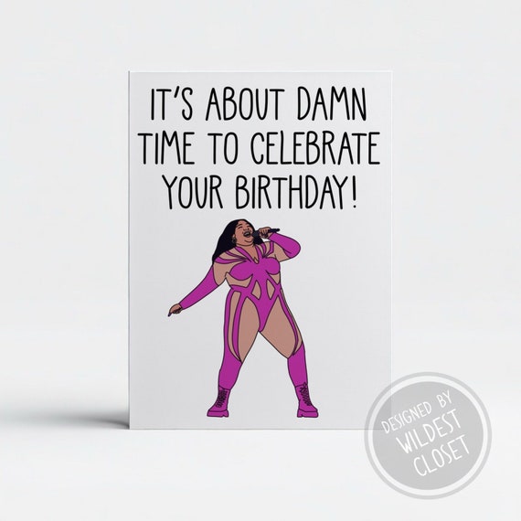 Lizzo Friendship Card Lizzo Friendship Card