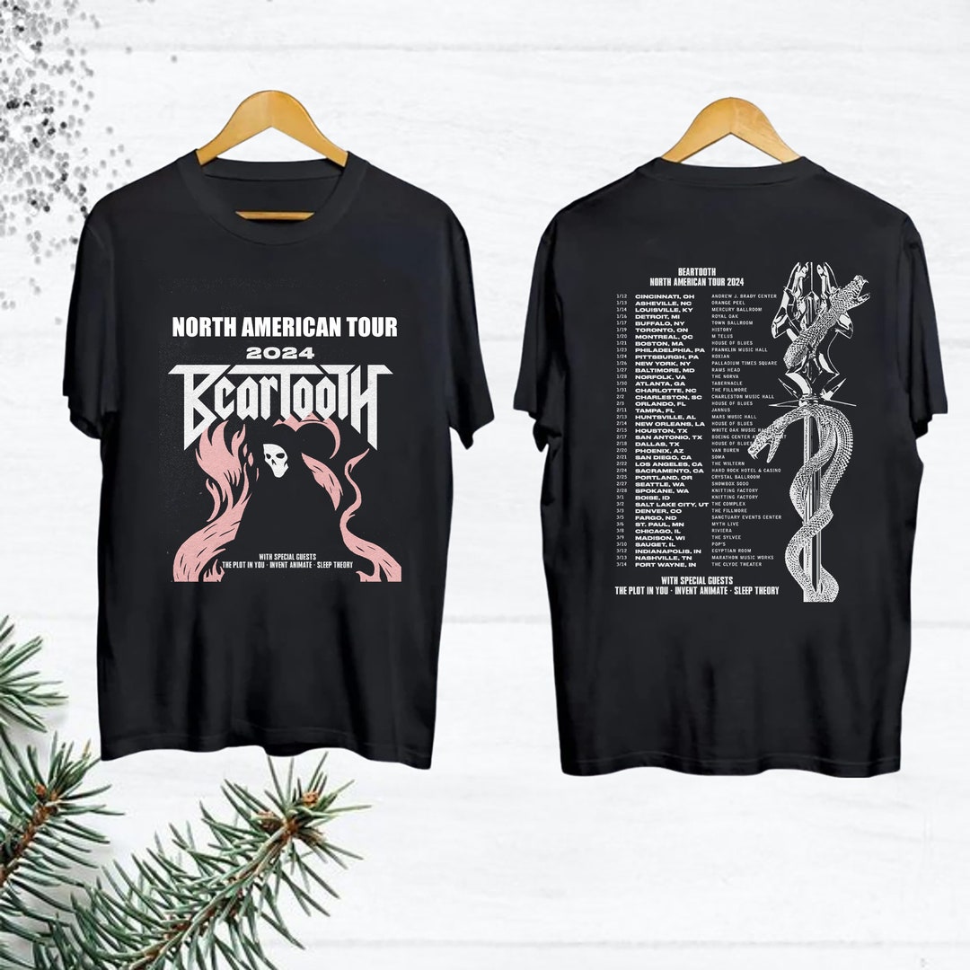 Beartooth North American 2024 Tour Shirt Beartooth Fan Shirt Etsy