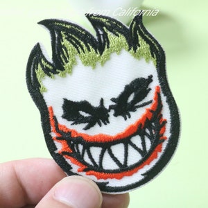 Joker patch, DC patch, sew on patch, iron on patch, embroidered patch, patch for jacket, patch for jeans,applique,