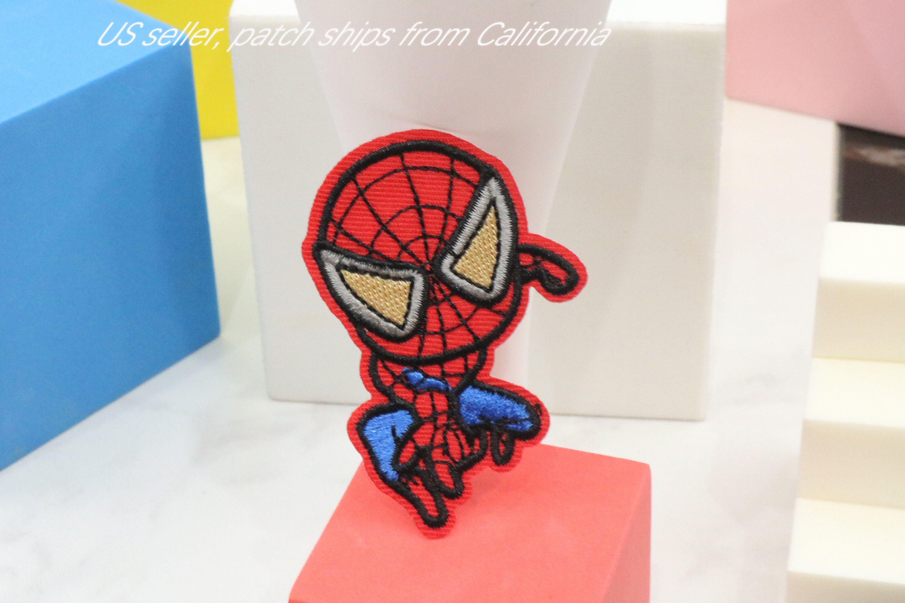 Spiderman Patches Iron on Patches Spiderman Iron on Patch Patches for  Jackets Embroidery Patch Patch for Backpack 