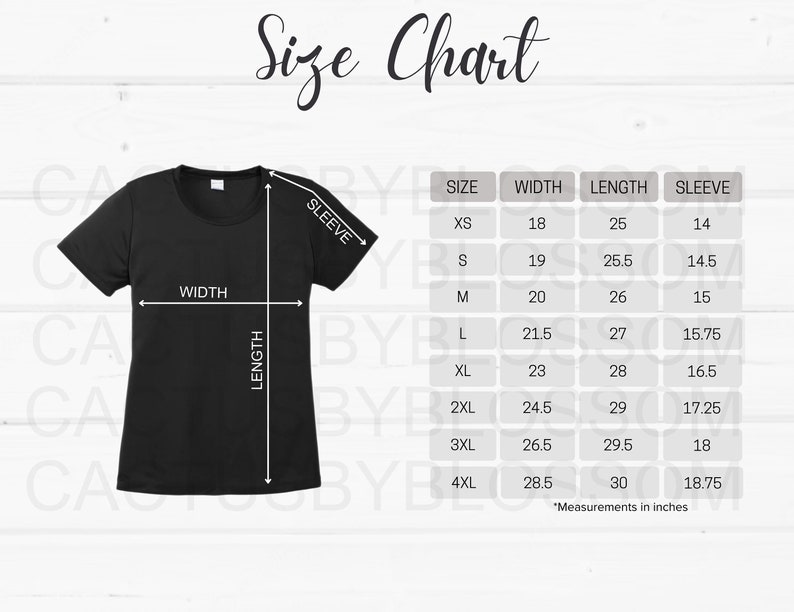 Tek Chart 2 Size Chart Sport-tek LST350 Ladies Posicharge Competitor Tee Sizing ...