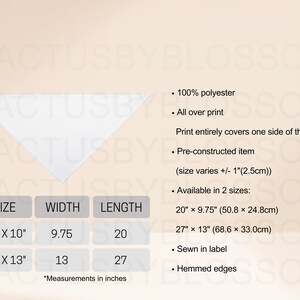 2 Size Chart Pet Bandana Mockup Sizing All-over-prints Chart Doggie ...