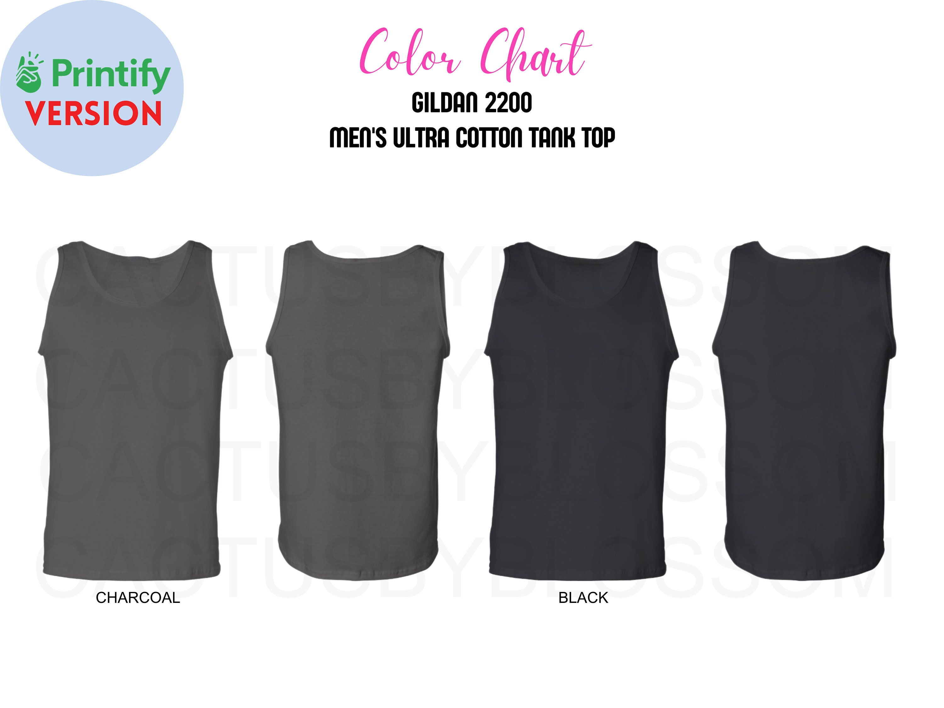 Tank Top Ultra Cotton 6.1 Oz. By Gildan (Style# 2200 - Foto 8