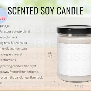 2 Tabela de tamanhos Tabela de modelos de velas de soja perfumadas para jarras Tabela de tamanhos de velas Ferramenta de listagem Etsy Printify Tamanho 9oz Ferramenta Etsy Modelo para novo vendedor