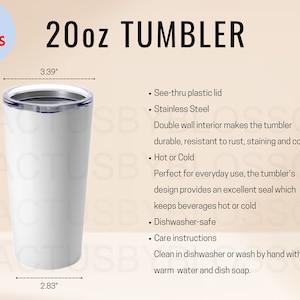 Tumbler Cup Size Clipart CHART, Tumbler List, Cup Sizes, Wine