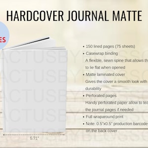 2 maattabel hardcover dagboek mat modelgrafiek AOP Al Over Print maattabel Etsy mockup hardcover dagboek Etsy Nieuwe verkoper mockup printify