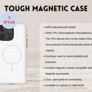 2 Size Chart Tough Magnetic Case Mockup chart Phone case Sizing Chart Etsy Listing tool Etsy generic case printify Mockup New Seller AOP POD
