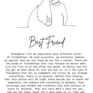 Best friend downloadable print