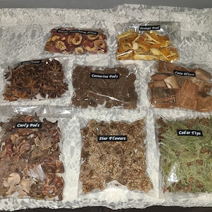 Potpourri Add Ins Vase Bowl Filler Crafts Approx 1.5 oz each Pick 3 Gifts Home Decor