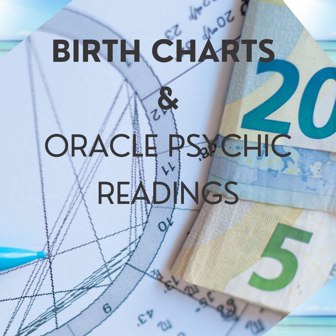 Birth Chart, ORACLE Intuitive Reading, Soulmate BIRTH CHART Reading