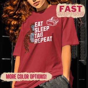 Gorilla Tag Shirt, Eat Sleep GTag Adult Tee, Gorillatag Gifts, Gorilla Tag Tshirt Gorilla Tag Party Gorilla Tag Birthday Gorilla Tag VR Gift