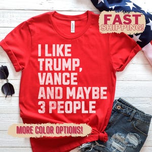 Trump Vance 2024 Shirt, Trump 2024 Tee, President Trump, JD Vance Shirt, Republican Tshirt, Trump Supporter, Donald Trump Conservative Gift