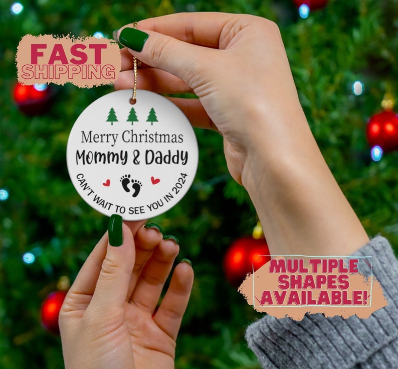 Merry Christmas Mommy and Daddy See You in 2024, Pregnancy Announcement