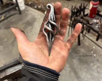 Adorno navideño forjado a mano