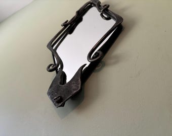 Hand Forged Decorative Wall Mirror and Frame