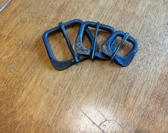 Hebilla de cinturón estilo barra forjada a mano