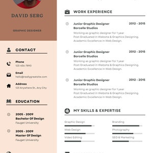 Resume Template Editable CV Template - Il 300x300.4813296530 H0j6
