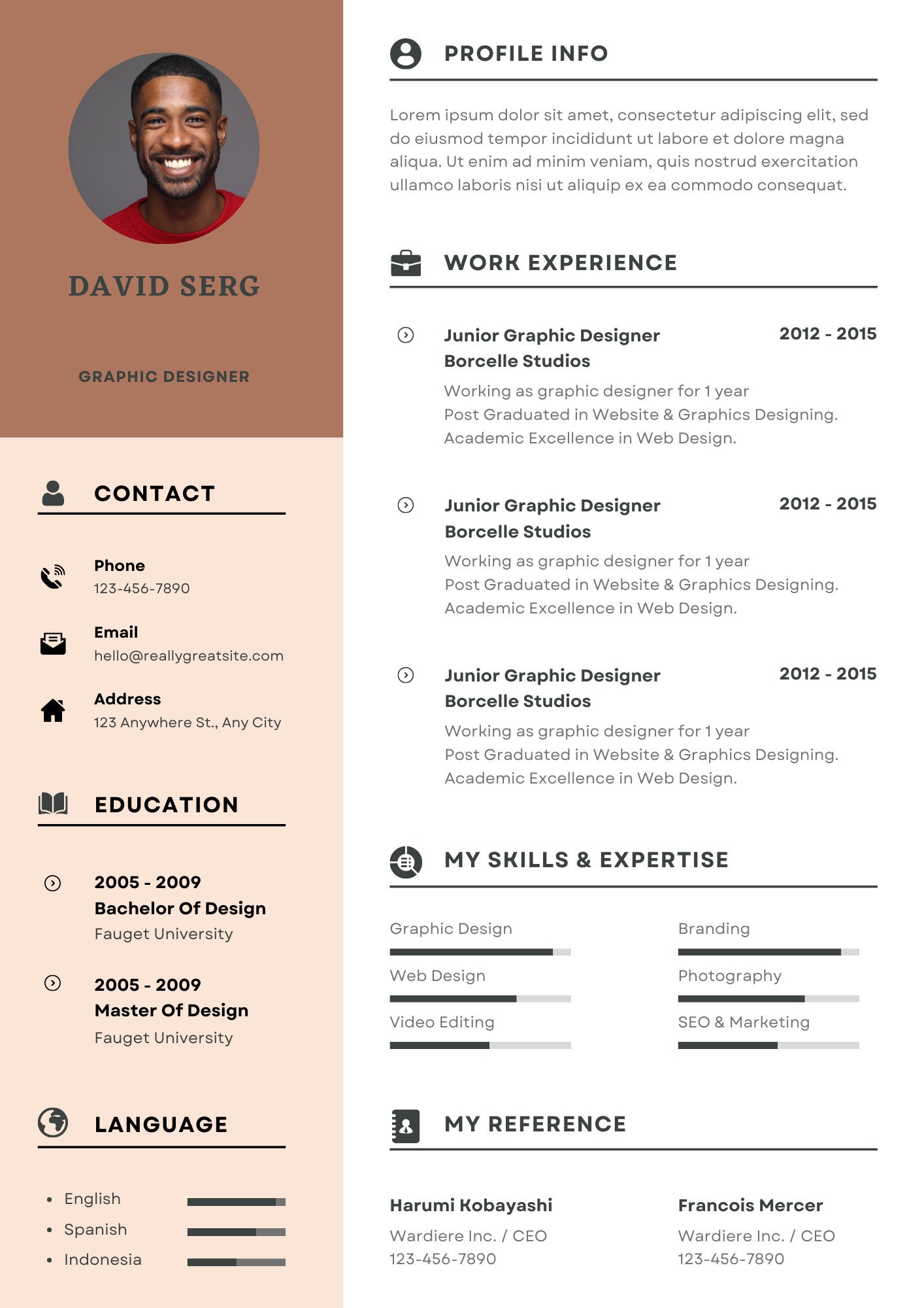 Resume Template Editable CV Template - Il Fullxfull.4813296530 H0j6