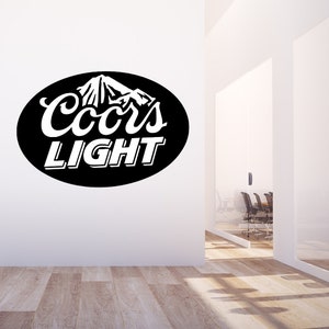Coors Light Metal Sign