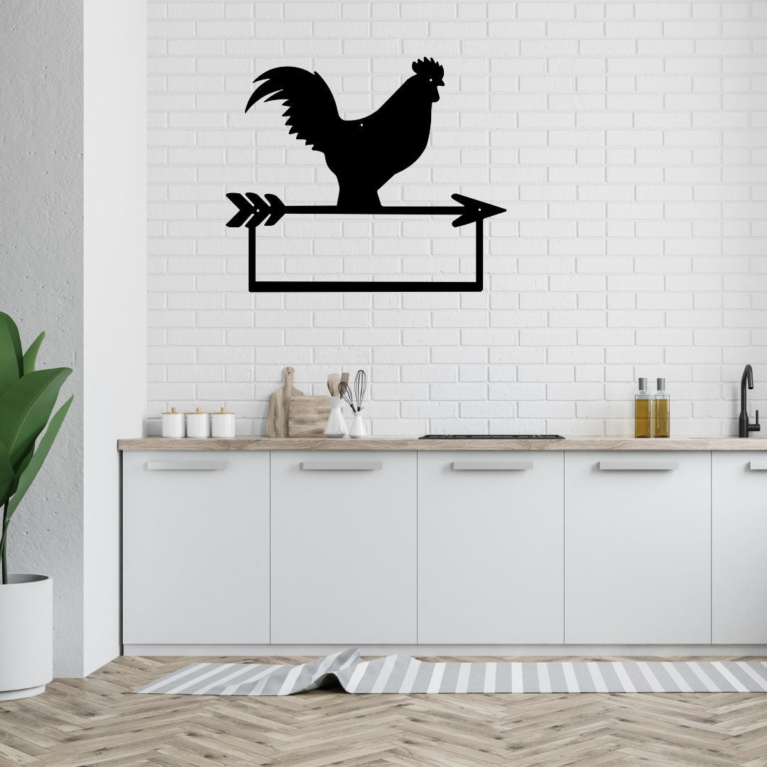 Chicken Metal Sign - Etsy