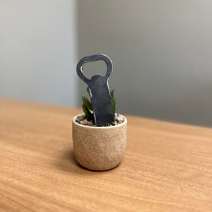 Plain Hand Bottle Opener Metal