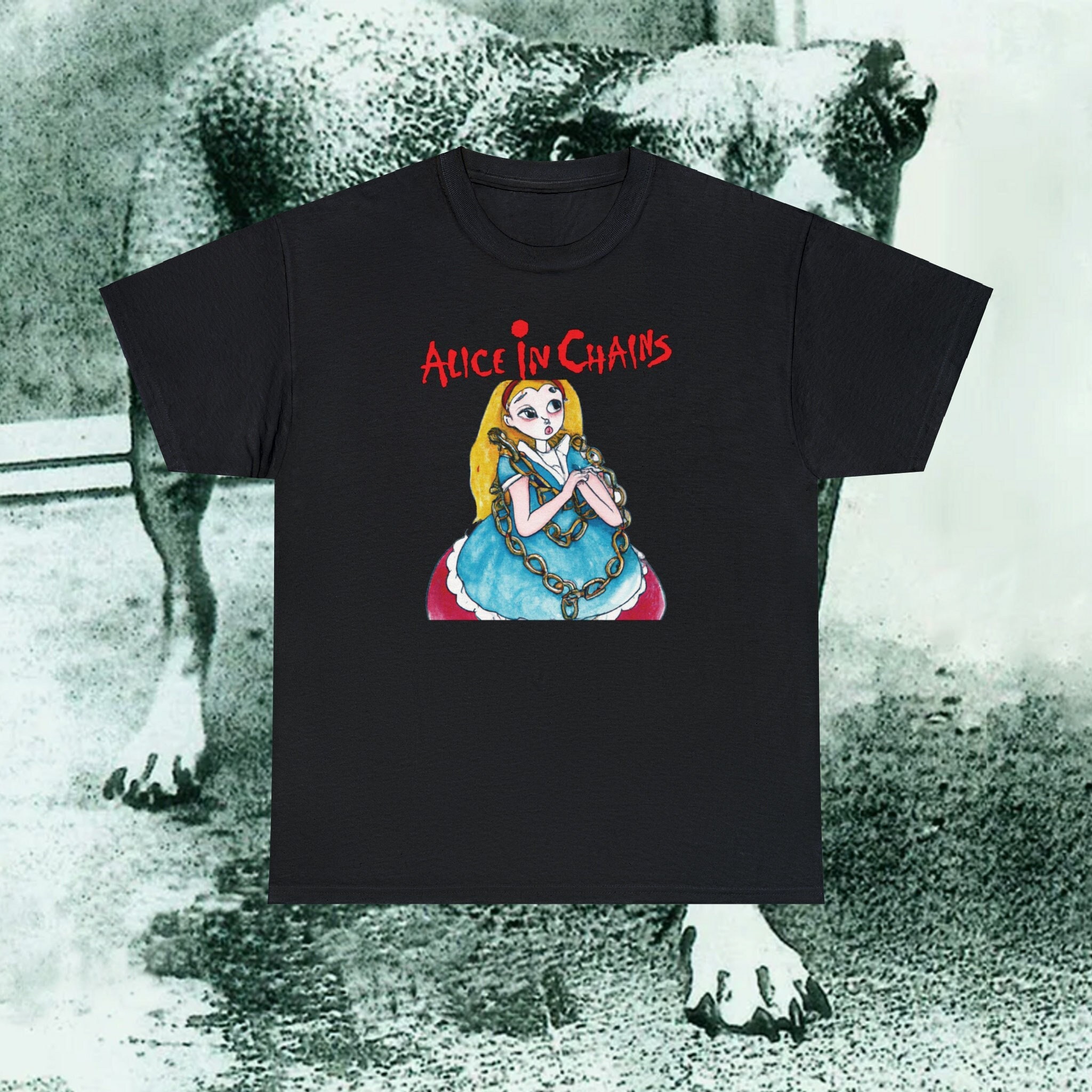 Alice in Chains Shirt Vintage - Etsy Alice in Chains Shirt Vintage - Etsy