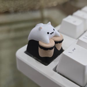 キーボード Artisan keycap - Bongo Prickly Pear. Bongo Cat Keycap - Etsy