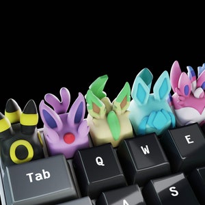 Anime Keycaps - Hand Painted Cute Keycap Designs, Cherry MX