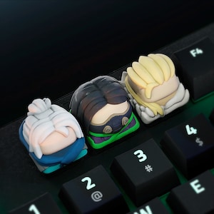 Videospiel Keycaps - Handbemalt, Niedliche Keycap Designs, Cherry MX